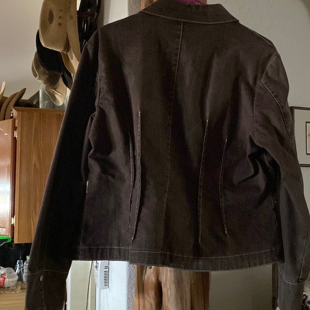 Brown denim. Xl dress barn